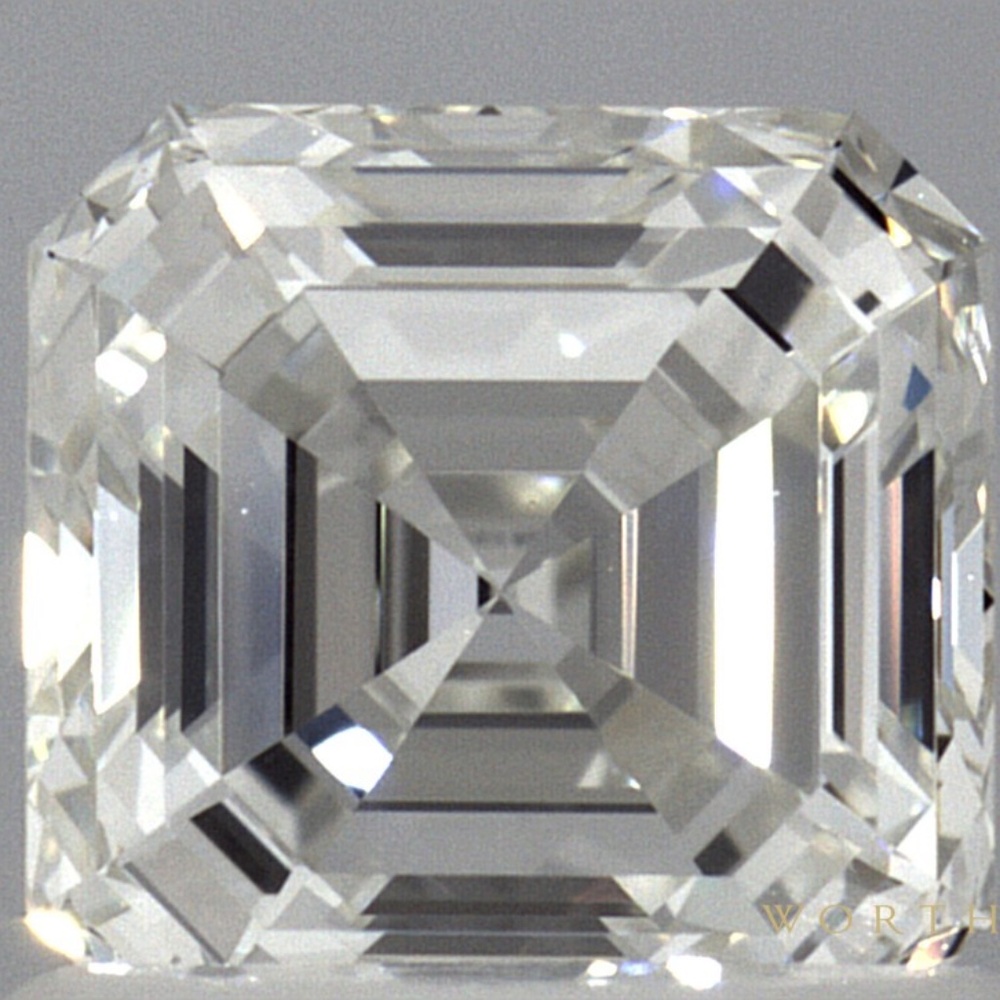 Flawless 1.2 ct Natural Diamond Ring, Square Emerald, Asscher, Engagement Ring